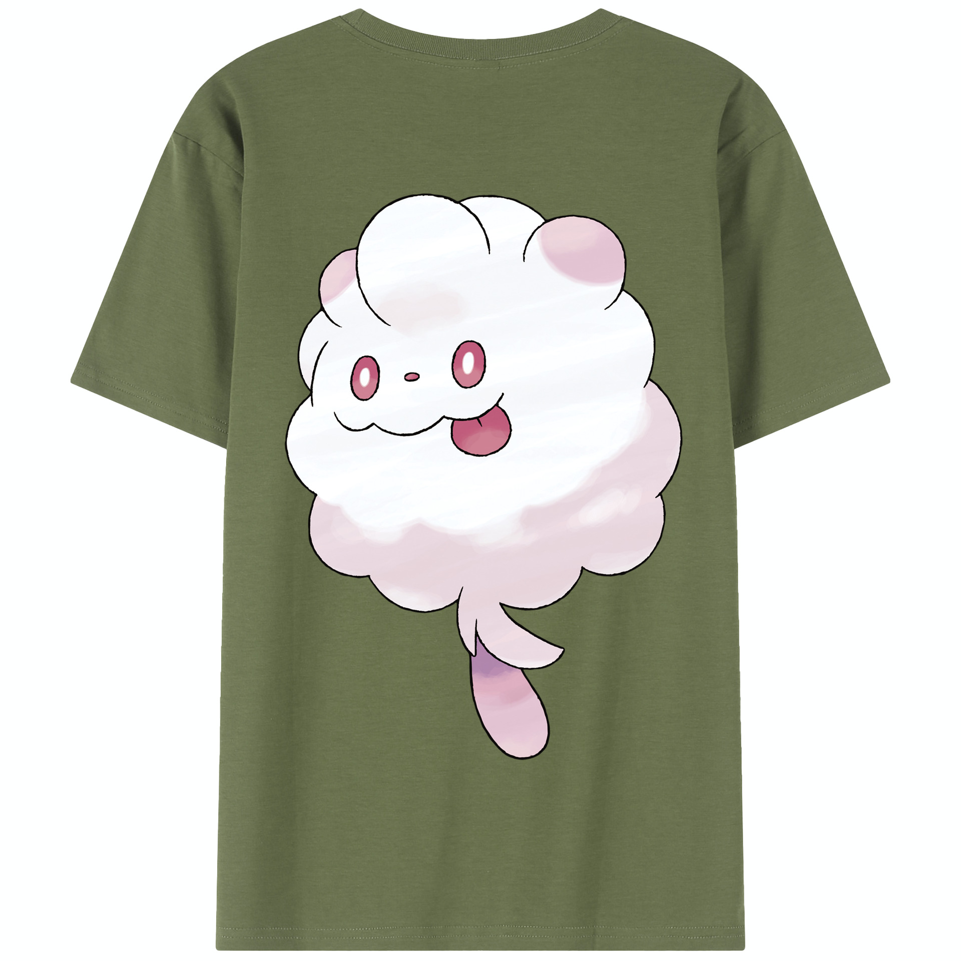 （画像用） ポケットモンスター Pokémon 綿100％半袖Tシャツ（背面プリント）
